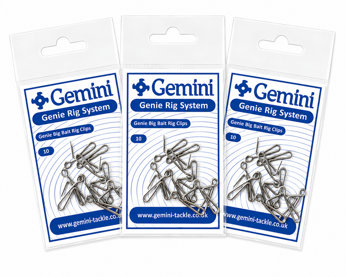 GEMINI TACKLE GENIE BIG BAIT RIG CLIPS - NEW | SEA FISHING RIG ACCESSORIES
