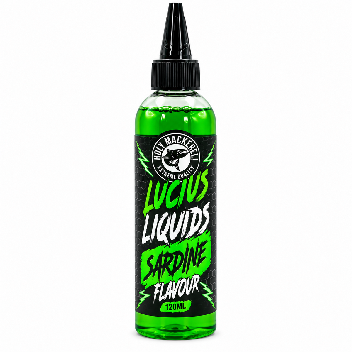 HOLY MACKEREL LUCIUS LIQUIDS 120ml BAIT ATTRACTANT | PIKE/PREDATOR FISHING