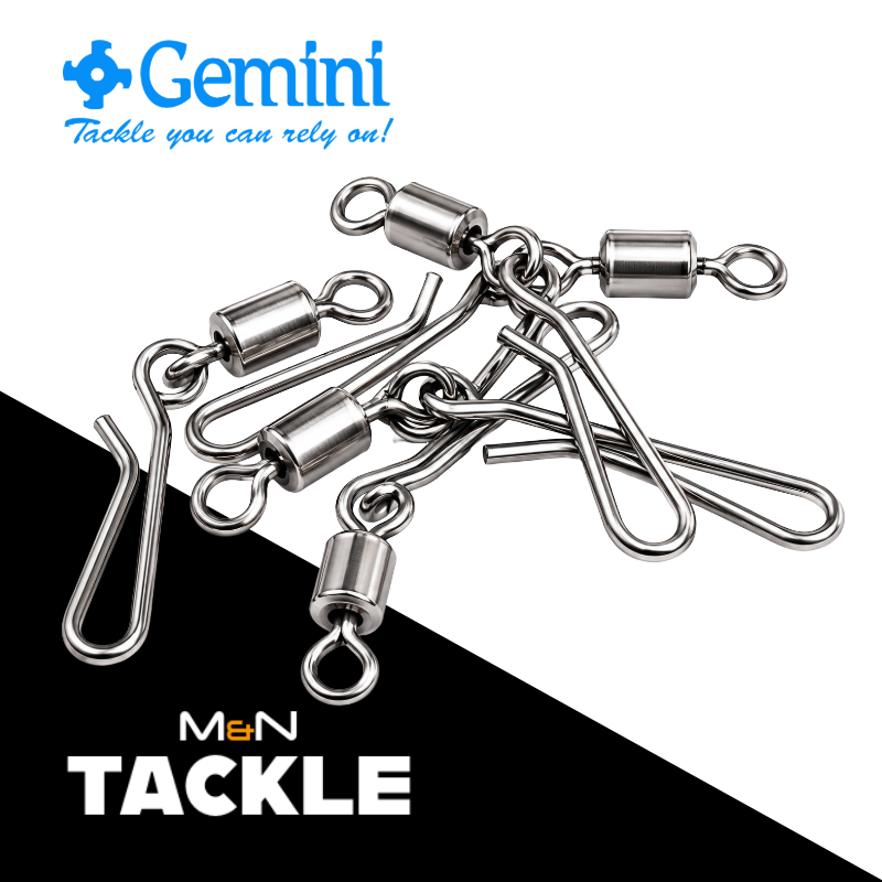 GEMINI TACKLE GENIE SWIVEL 'n' LINK CLIPS  | SEA FISHING RIG ACCESSORIES