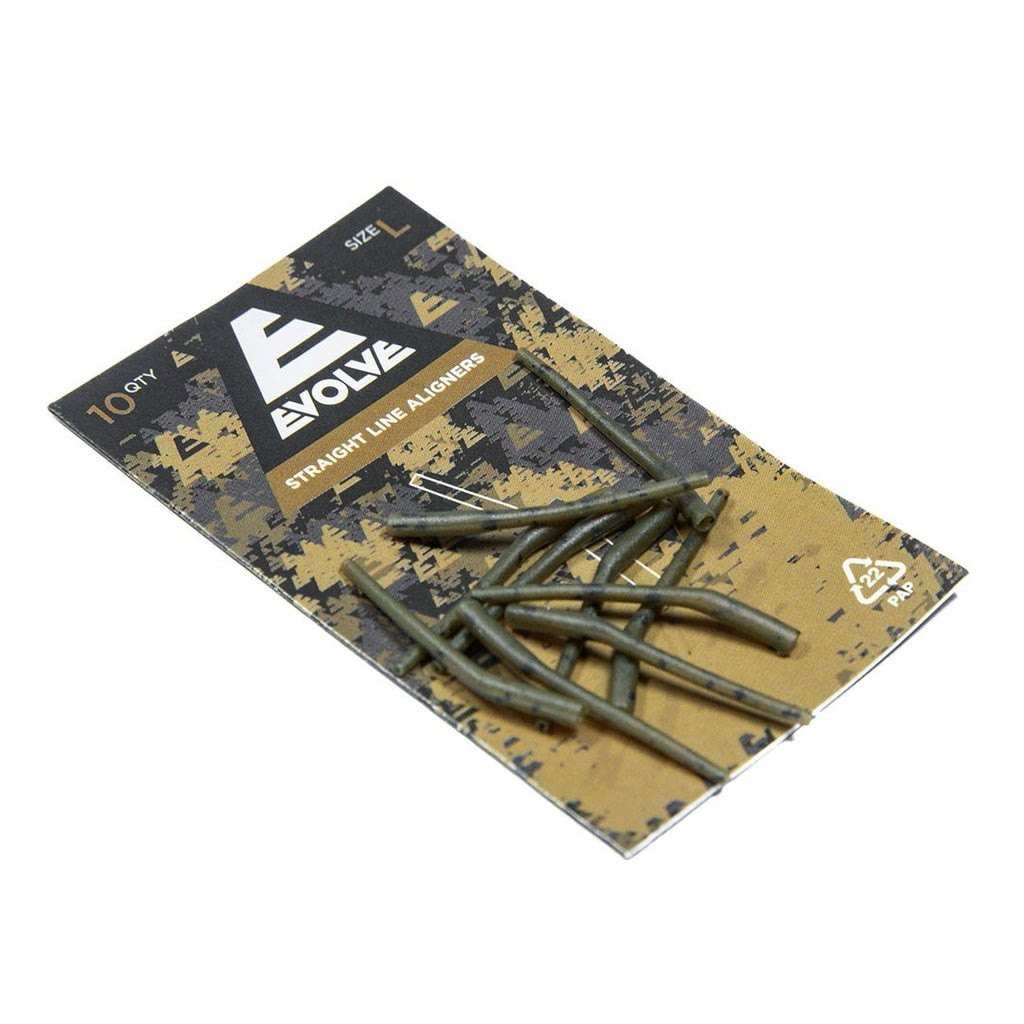 EVOLVE TACKLE STRAIGHT LINE ALIGNERS - ALL SIZES | CARP FISHING RIG ACCESSORIES