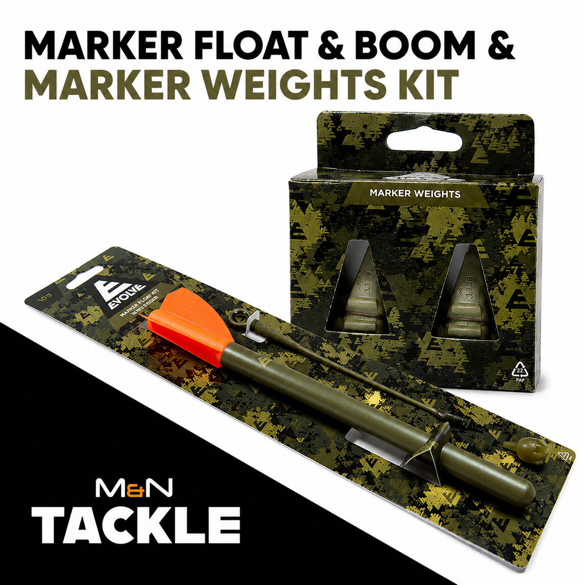 Evolve Tackle Marker Float & Marker Weight Kits - New | Carp Fishing Accessories