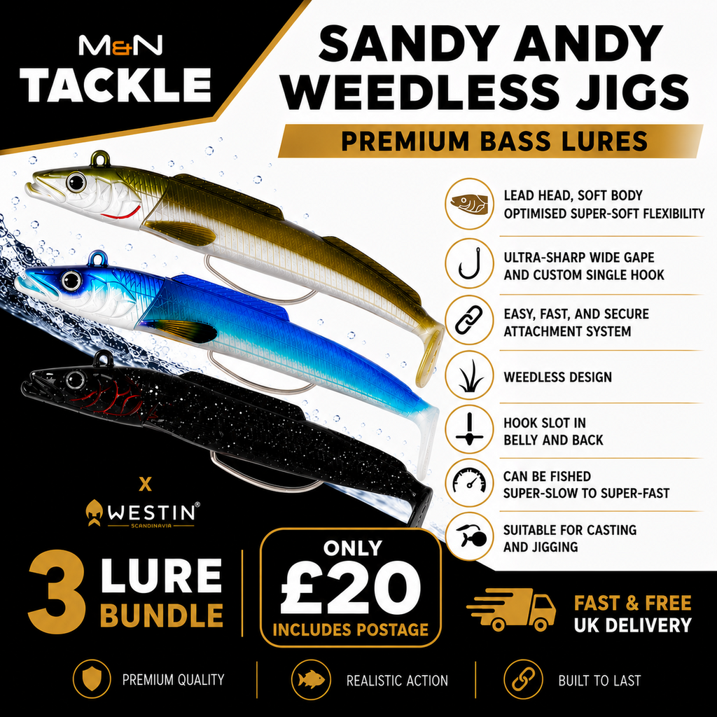 WESTIN SANDY ANDY WEEDLESS JIG BUNDLE DEALS - | BUY 3 FOR £20 DELIVERED!
