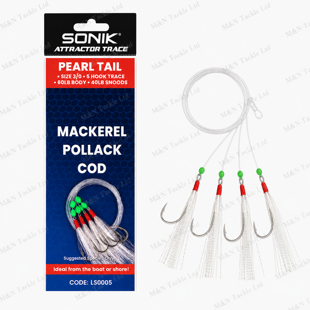 Sonik Mackerel Trace Bundles x 5 or 10 Packs | Mackerel, Cod, Pollock, Bream