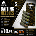 EVOLVE TACKLE BAITING NEEDLE 5 PACK BUNDLE - NEW | CARP FISHING ACCESSORIES