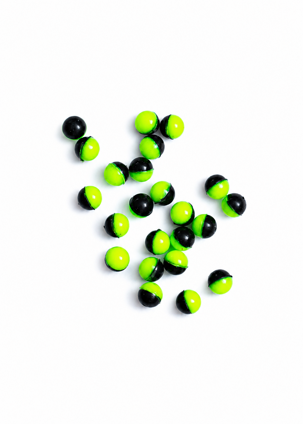 INOVA HI VIZ DUO ROUND BEADS - ALL COLOURS | SEA FISHING RIG ACCESSORIES
