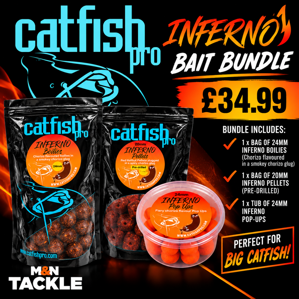CATFISH PRO INFERNO BAIT BUNDLE! - SPICY CHORIZO FLAVOUR | CATFISH FISHING BAIT