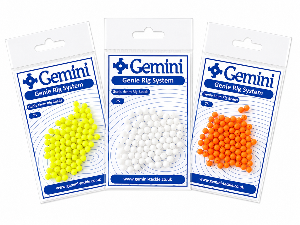 Gemini Tackle Genie 6mm Rig Beads - All Colours | Sea Fishing Rig Accessories