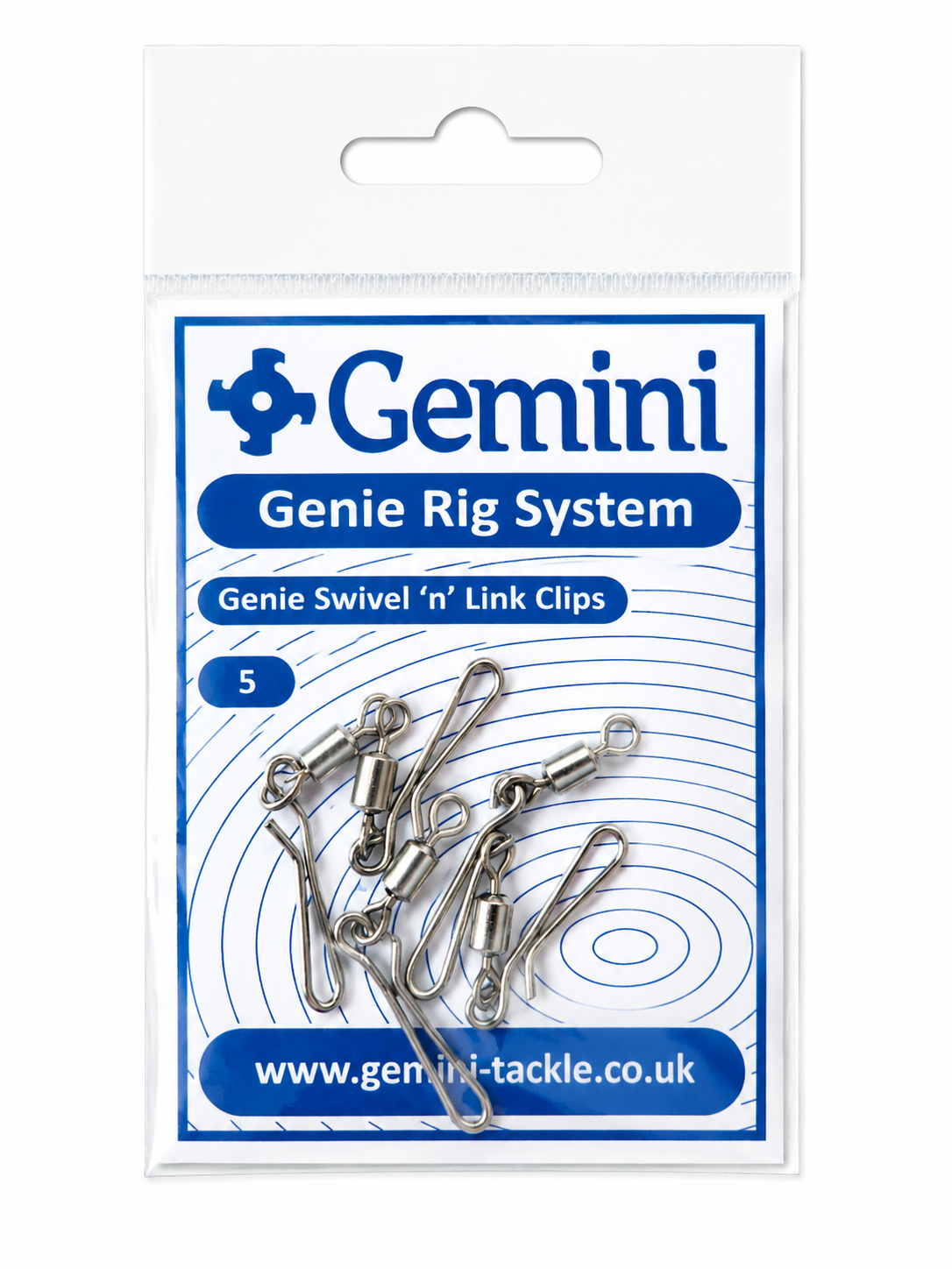 Gemini Tackle Genie Swivel 'n' Link Clips | Sea Fishing Rig Accessories