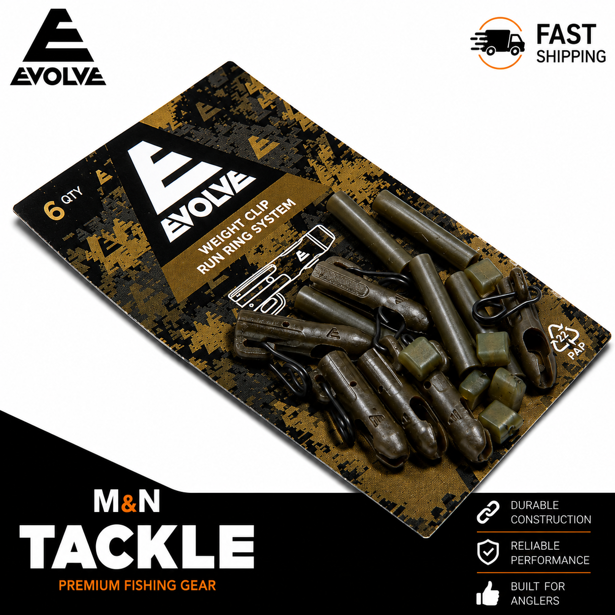 Evolve Tackle Weight Clip Run Ring System Kit