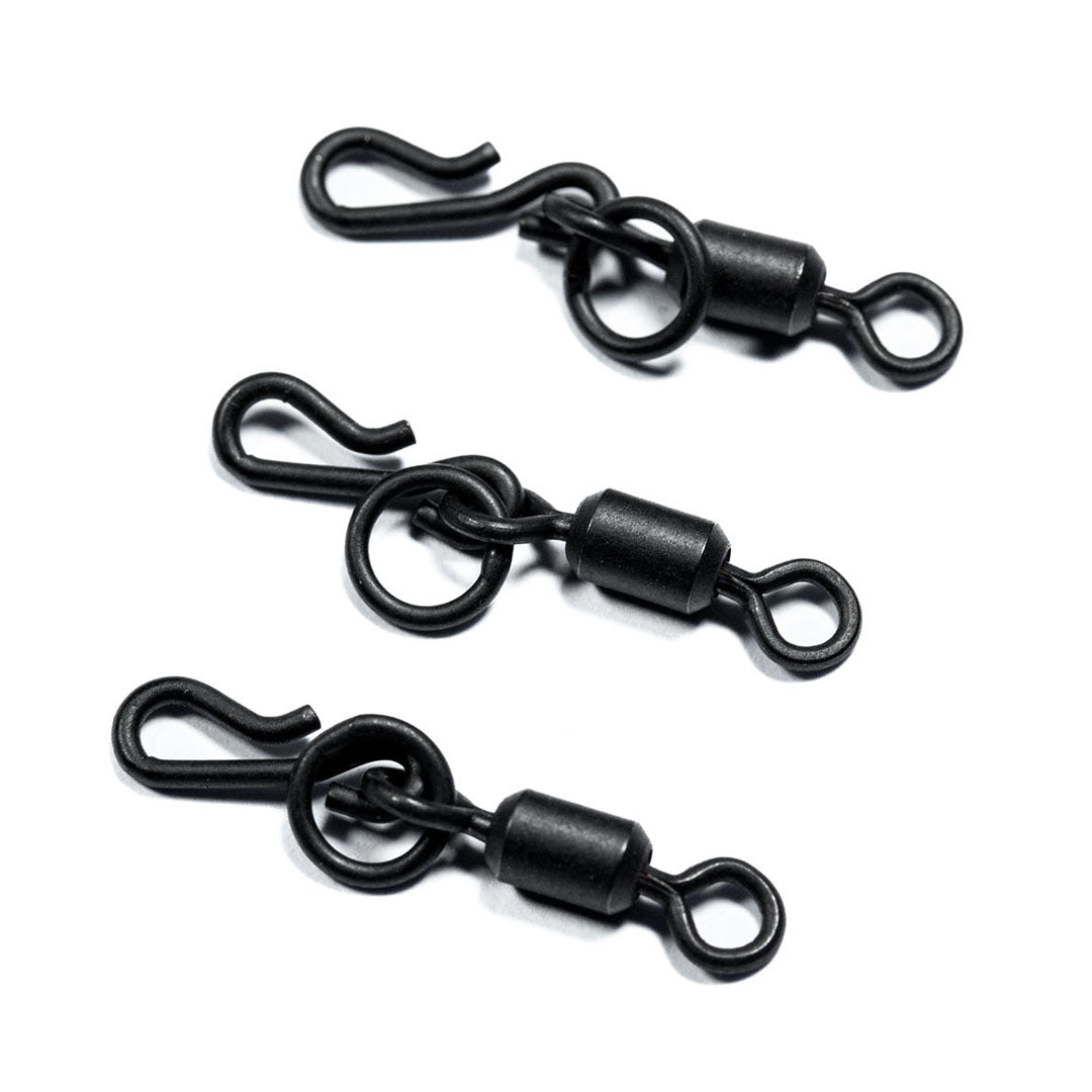 Evolve Tackle Drop Off Inline QC Swivels | Carp Fishing Rig Accessories