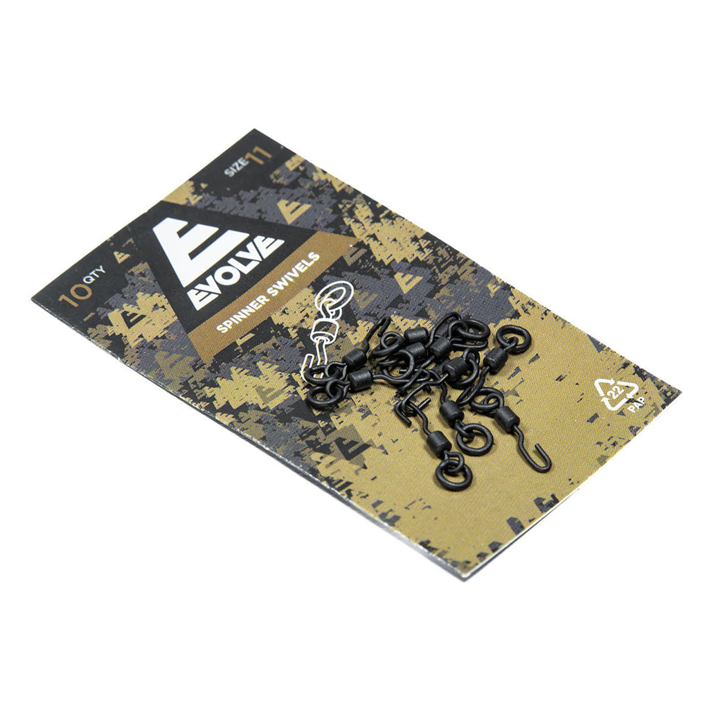 Evolve Tackle Spinner Swivels | Carp Fishing Rig Accessories