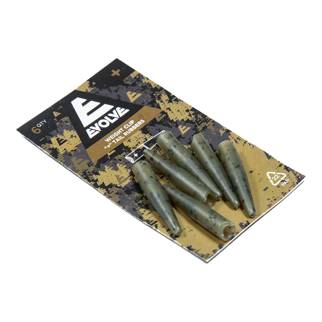 Evolve Tackle Weight Clip Tail Rubbers