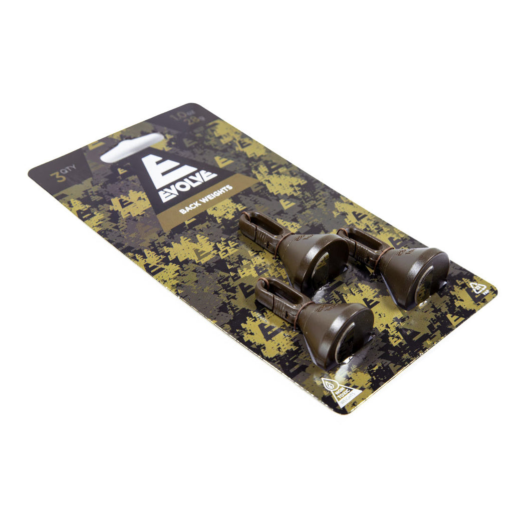 Evolve Tackle Lead Free Back Weights - Non Toxic | Carp Fishing Accessories