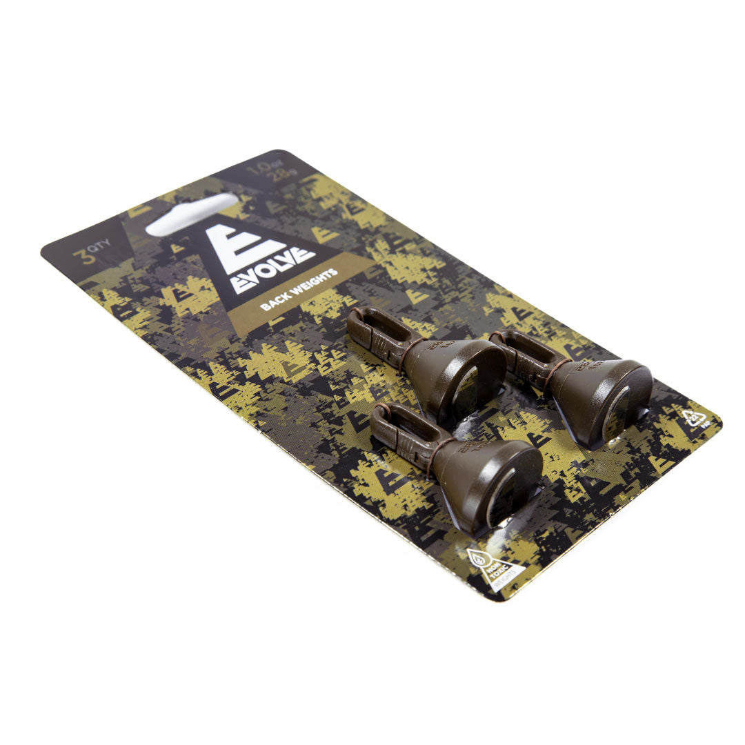 Evolve Tackle Lead Free Back Weights - Non Toxic | Carp Fishing Accessories
