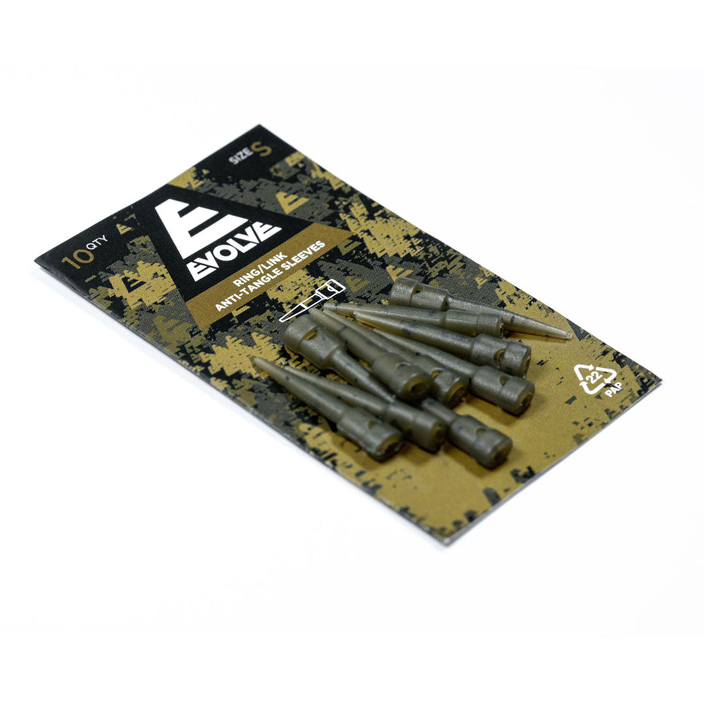 Evolve Tackle Ring/Link Anti Tangle Sleeves | Carp Fishing Rig Accessories