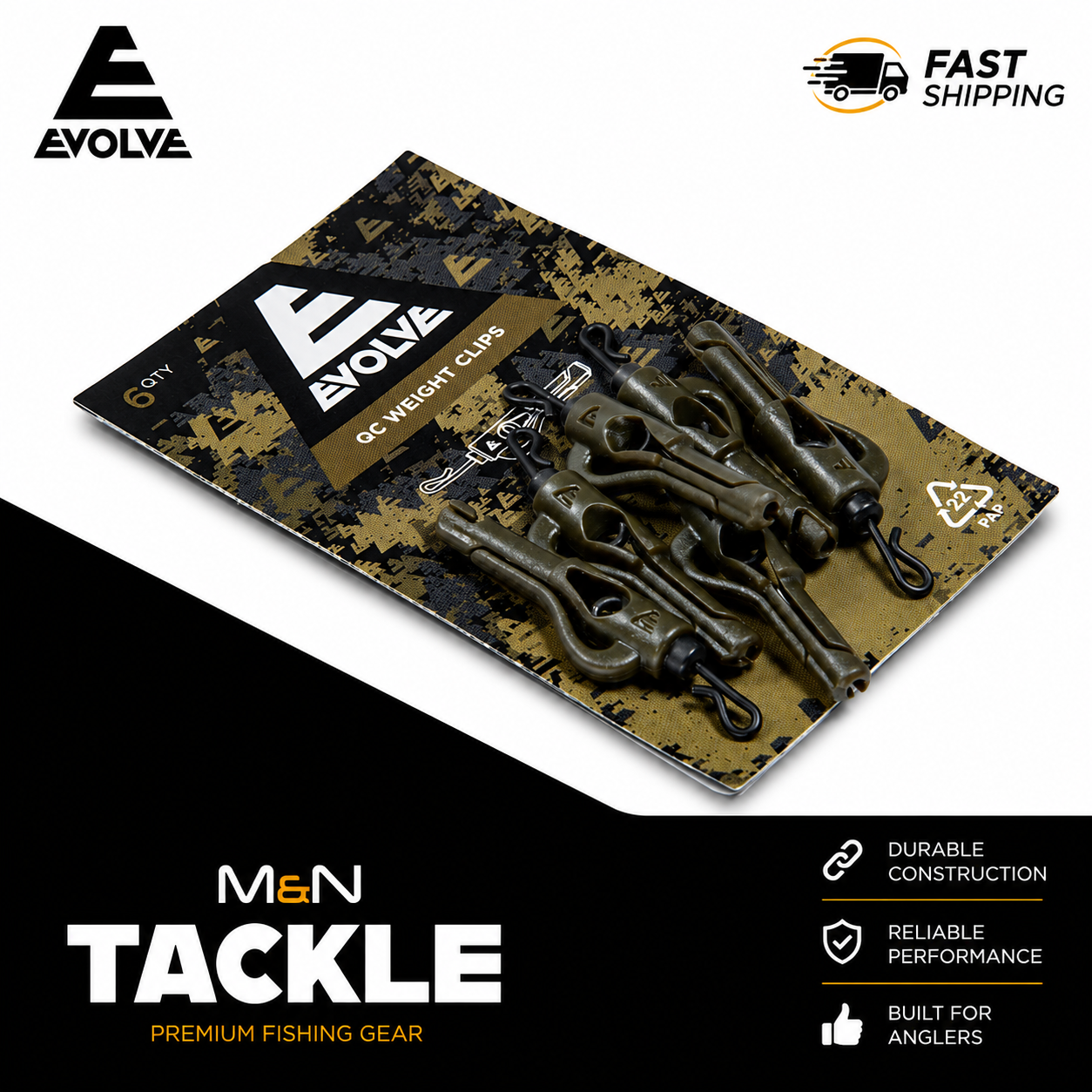 Evolve Tackle QC Weight Clips
