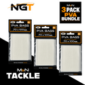 NGT PVA Bag 3 Pack Bundle Deal - 70x100mm 20 Bags per pack
