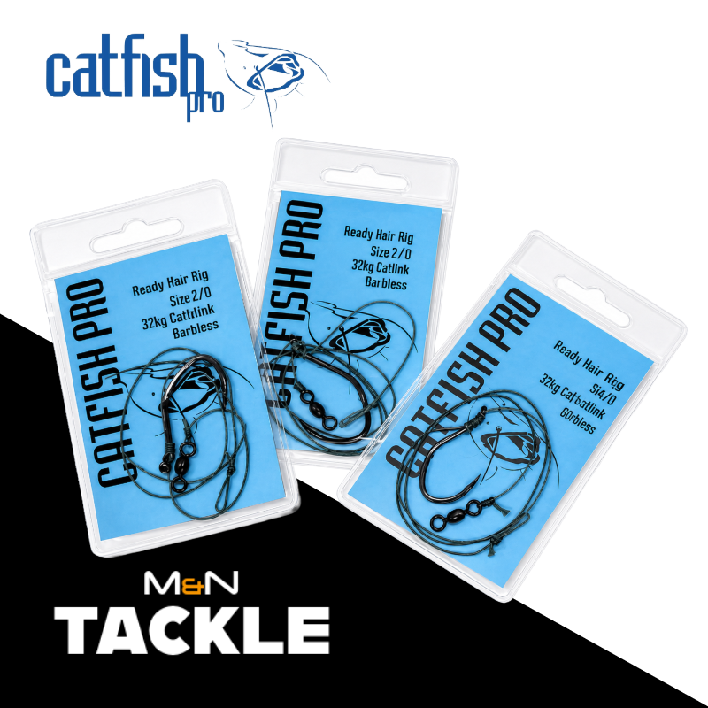 Catfish Pro Ready Tied Hair Rigs - All Sizes
