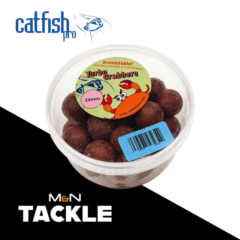 Catfish Pro Turbo Crabber 24mm Glugged Boilies