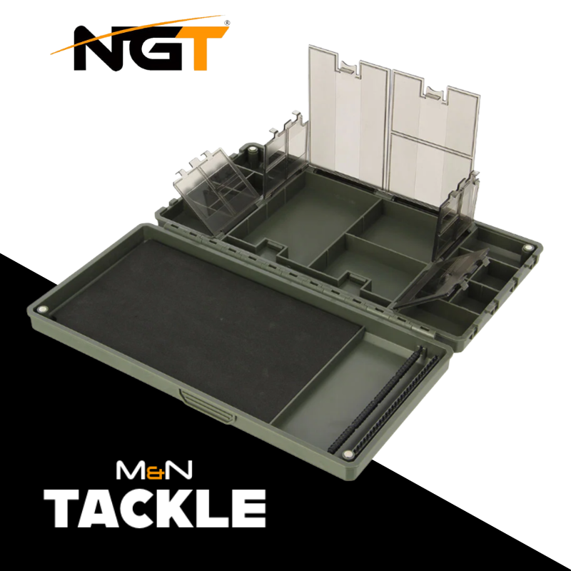 NGT XT Rig Box System - Magnetic Multi Compartment Tackle Box