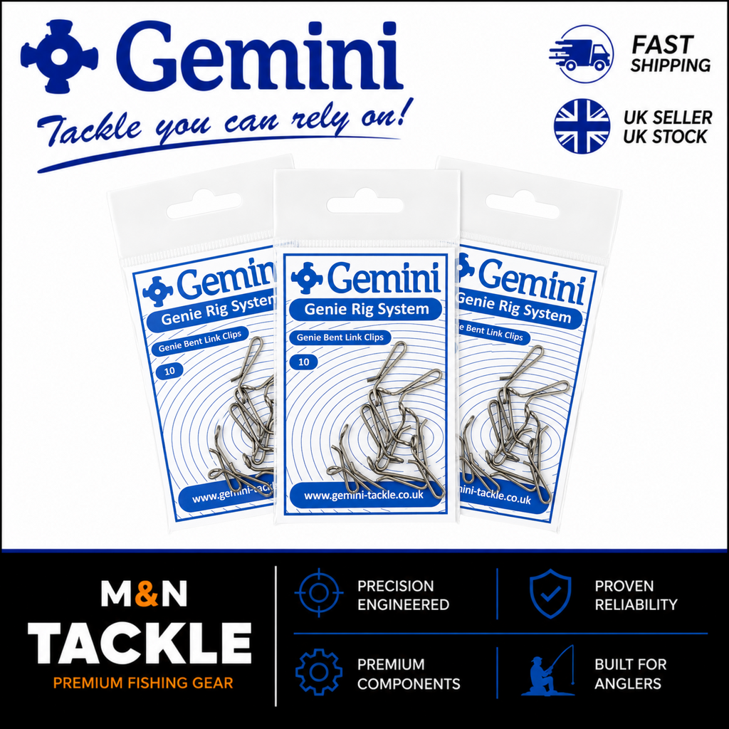 Gemini Tackle Genie Bent Link Clips | Sea Fishing Rig Accessories