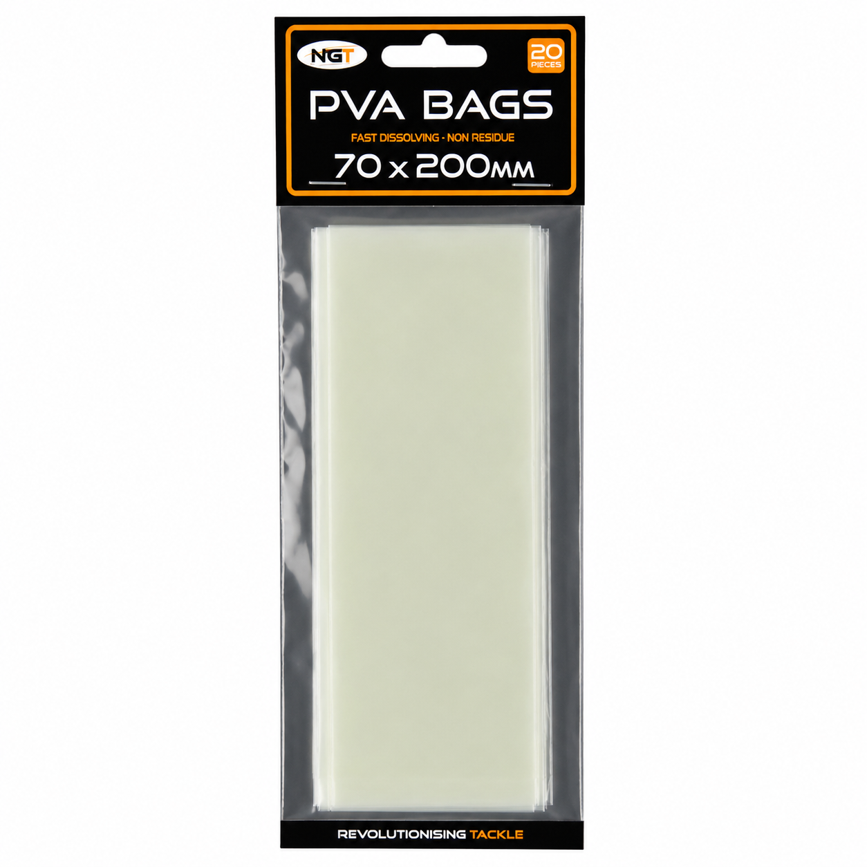 NGT PVA Bag 3 Pack Bundle Deal - 70x200mm 20 Bags per pack