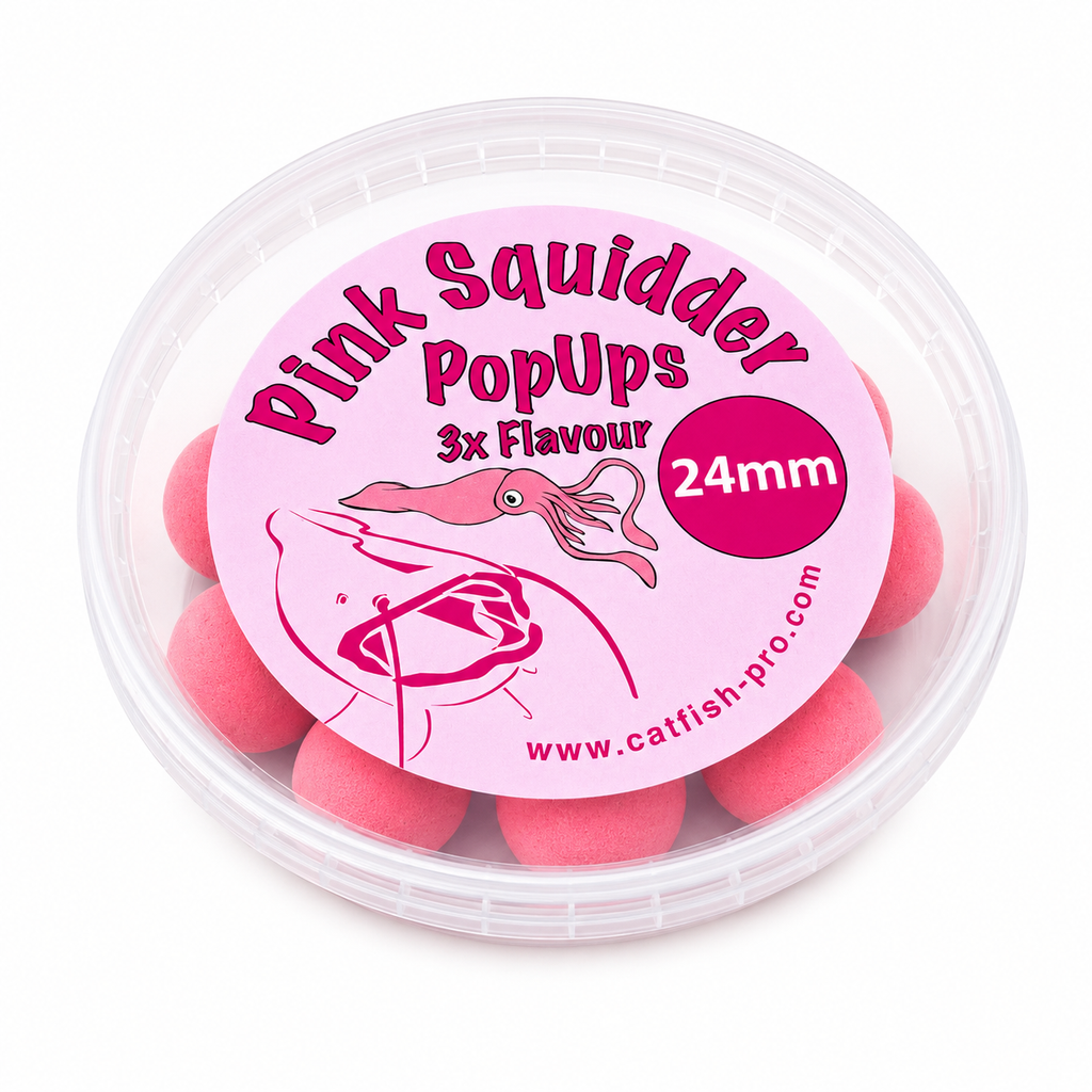 Catfish Pro Pink Squidder 24mm Pink Pop-Ups