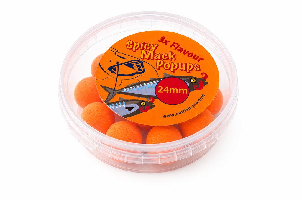 Catfish Pro Spicy Mack 24mm Orange Pop-Ups