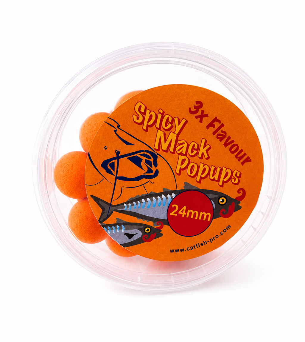 Catfish Pro Spicy Mack 24mm Orange Pop-Ups