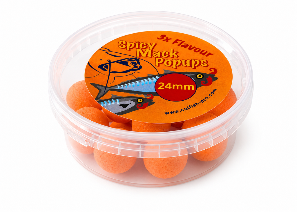 Catfish Pro Spicy Mack 24mm Orange Pop-Ups