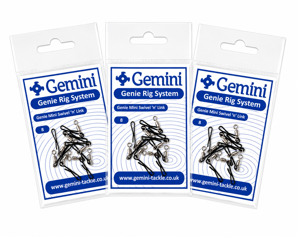 Gemini Tackle Genie Mini Swivel 'n' Link Clips | Sea Fishing Rig Accessories