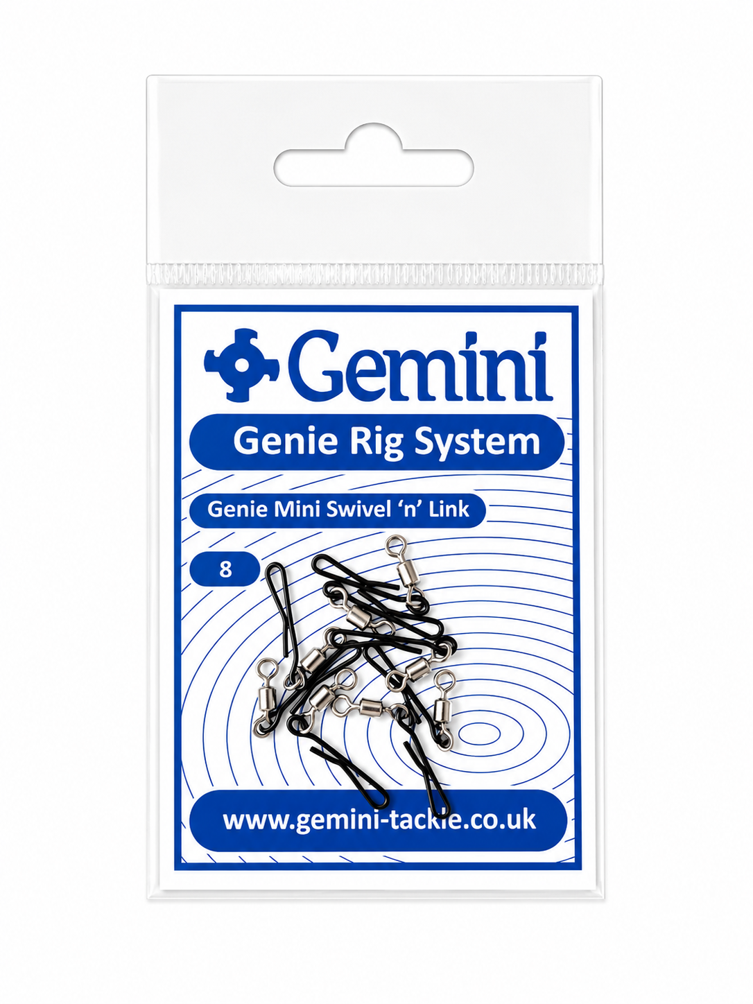 Gemini Tackle Genie Mini Swivel 'n' Link Clips | Sea Fishing Rig Accessories