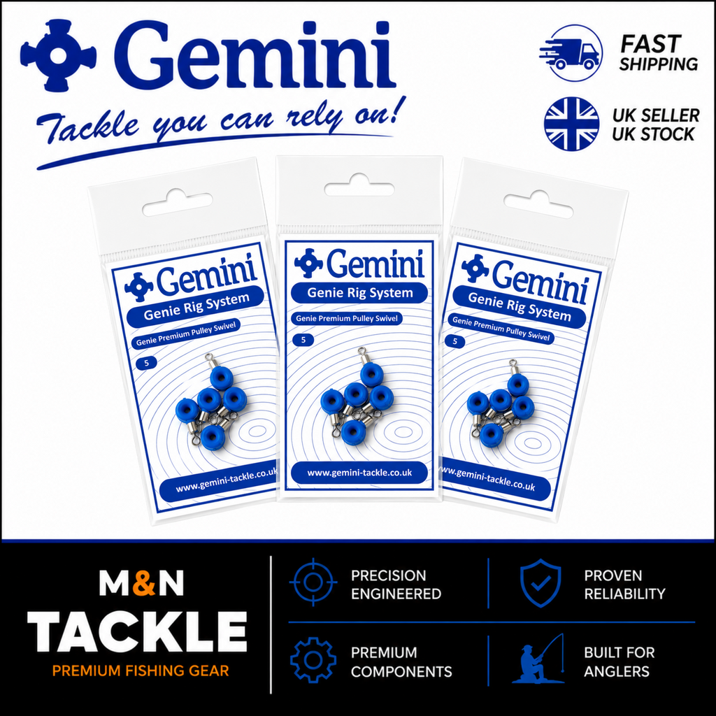 Gemini Tackle Premium Pulley Swivels | Sea Fishing Rig Accessories