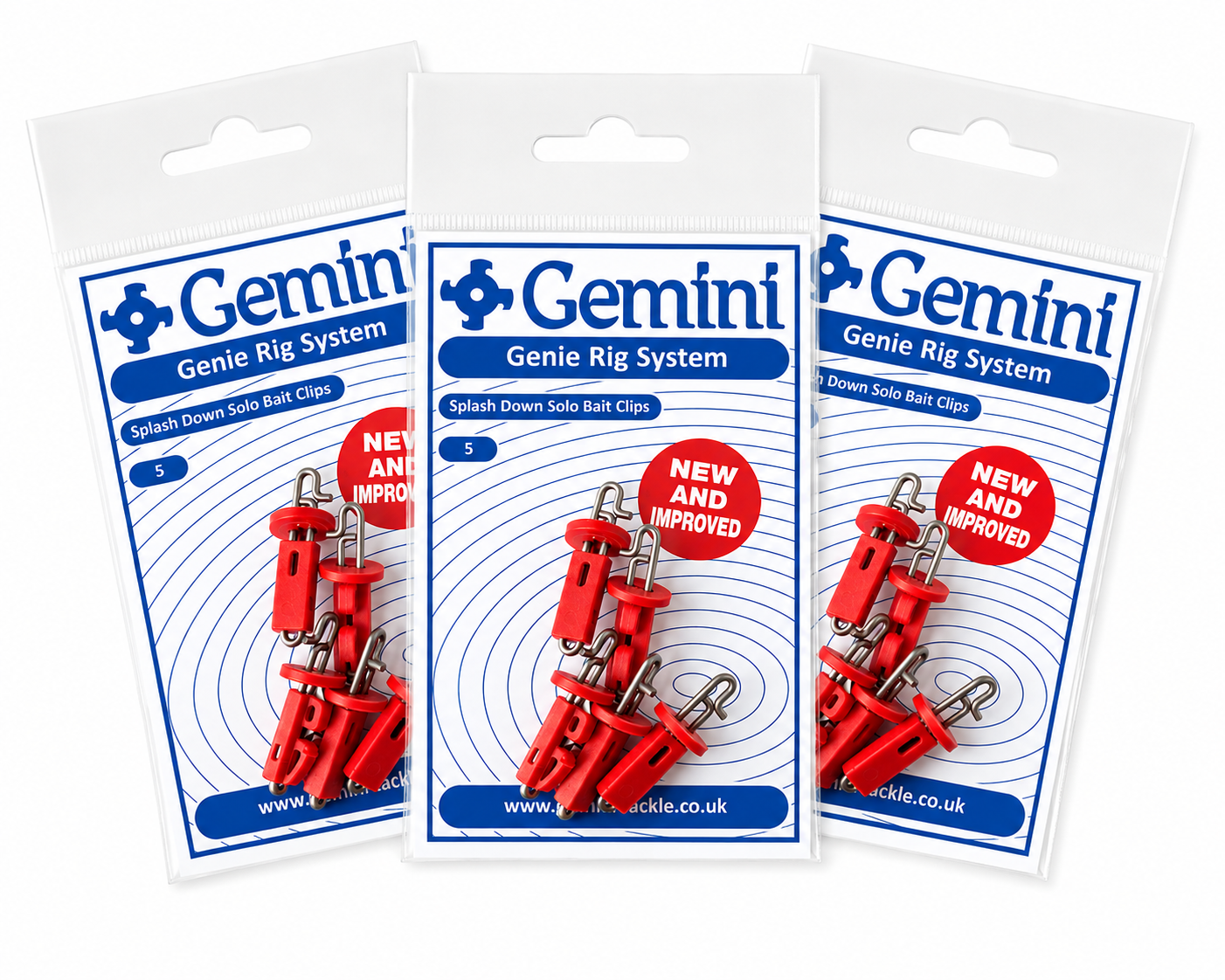 Gemini Tackle Splash Down Solo Bait Clips | Sea Fishing Rig Accessories